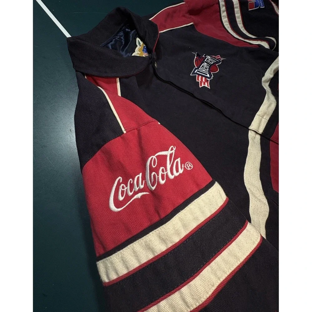 Vintage 1992‎ Jeff Hamilton USA Basketball Dream Team Bomber Jacket Large Rare